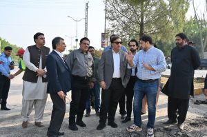 Chairman CDA inspects progress on Shaheen Chowk Underpass project