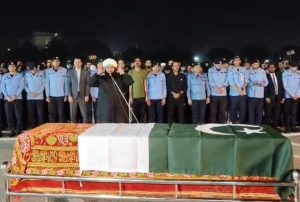 Funeral prayer of ICT Police’s SP Adeel Akbar offered with full honors