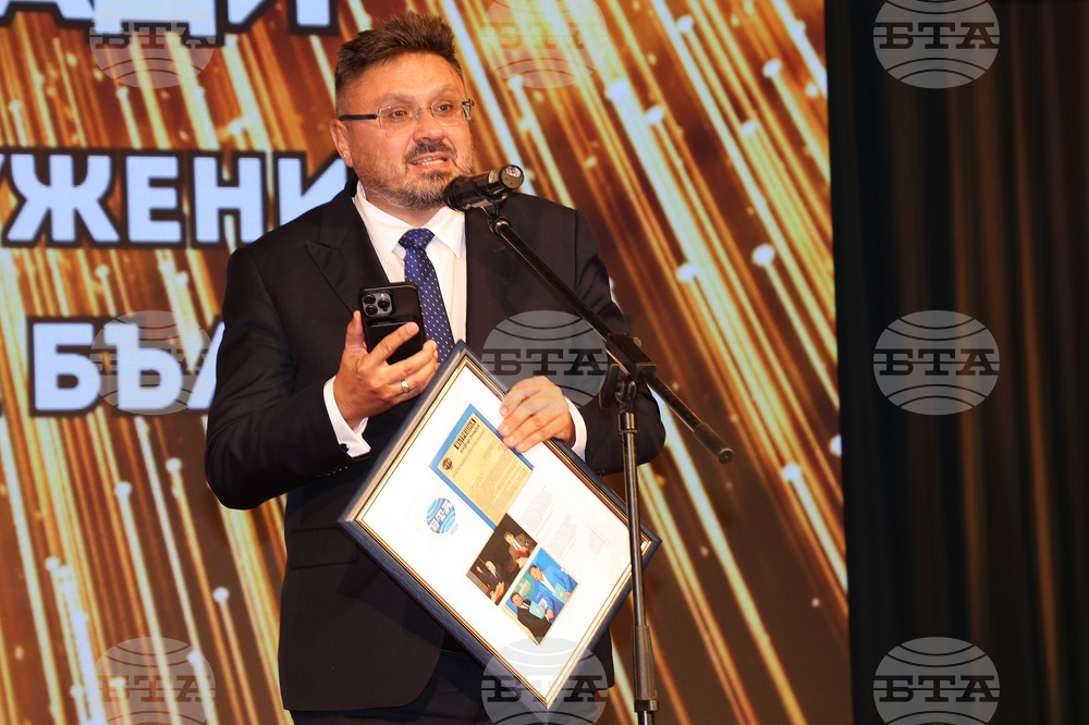 Bulgarian news agency's chief honoured as 'Voice of the Municipalities'
