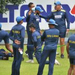 Sri Lanka team trains ahead of ODI series