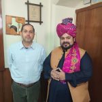 Nawab Khanji calls on Bhandara to discuss Junagadh's historical significance