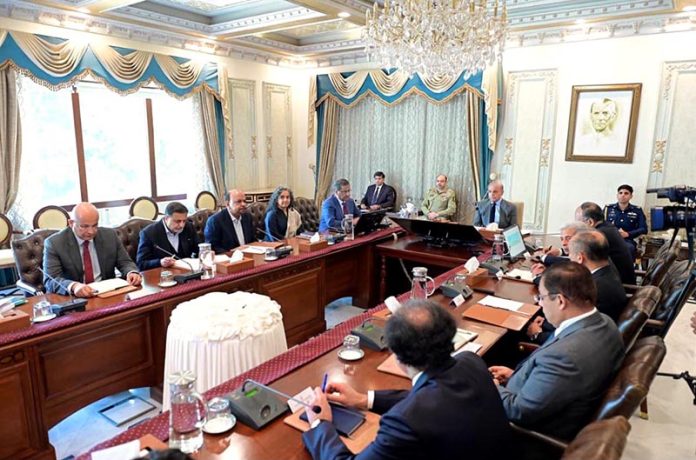 Prime Minister Muhammad Shehbaz Sharif chairs meeting on the briefing by Working Group on Export Sector