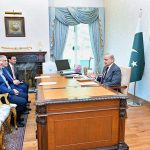 Member National Assembly from Rajanpur (N-A 189) Shamsher Ali Mazari calls on Prime Minister Muhammad Shehbaz Sharif