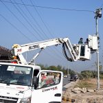 Workers busy repairing CCTV cameras near Pendora stop in the Federal Caapital