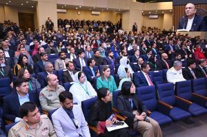 President Asif Ali Zardari, addressing the participants of the 27th National Security Workshop during his visit to the National Defence University (NDU).