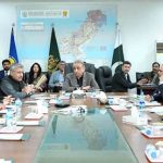 Federal Minister for Communications Abdul Aleem Khan is being briefed regarding periodic works, routine maintenance and financial liabilities by the members from NHA at Ministry of Communications .