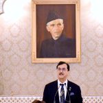Chairman Senate Syed Yousuf Raza Gilani speaking at a dinner hosted for delegates of the Inter-Parliamentary Speakers Conference at Aiwan-e-Sadr