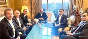 Federal Minister for Communications Abdul Aleem Khan met with the delegation of Iç Holding led by its Chief Executive Officer, Mr.Serhat Sogukpinar.