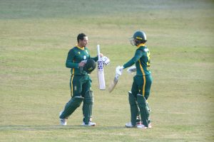 A view of the last ODI match of the three-match series between Pakistan and South Africa teams at Iqbal Stadium