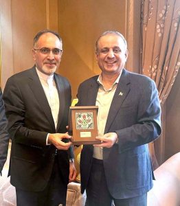 Federal Minister for Communications Abdul Aleem Khan met with the delegation of Iç Holding led by its Chief Executive Officer, Mr.Serhat Sogukpinar.