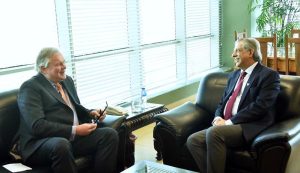 Ambassador of the Netherlands Robert-Jan Siegert calls on Federal Minister for Human Rights, Senator Azam Nazeer Tarar to discuss ongoing cooperation and human rights initiatives