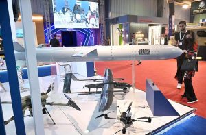 Visitors taking keen interest while visiting different stalls during Pakistan International Maritime Expo & Conference PIMEC-2025 at Expo Center.