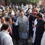 Acting President Syed Yusuf Raza Gilani visits at the shrine of Hazrat Musa Pak and instructed the Deputy Commissioner, Multan, to expedite the expansion project