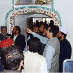 Acting President Syed Yusuf Raza Gilani visits at the shrine of Hazrat Musa Pak and instructed the Deputy Commissioner, Multan, to expedite the expansion project