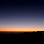 An eye catching scenic view of the Horizon at evening time at the hill town of Nathia Gali.