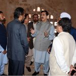 Acting President Syed Yusuf Raza Gilani visits at the shrine of Hazrat Musa Pak and instructed the Deputy Commissioner, Multan, to expedite the expansion project