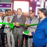 – Mr. Rana Ihsaan Afzal Khan, Coordinator to the Prime Minister on Commerce, cuts the ribbon to inaugurate the Pakistan Pavilion at Beauty West Africa 2025, highlighting Pakistan's growing beauty and personal care export potential.