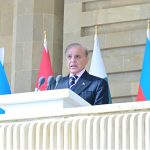 Prime Minister Muhammad Shehbaz Sharif delivers speech at a ceremony of Victory Day of Azerbaijan