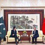 Federal Minister for Petroleum, Ali Pervaiz Malik and H.E. Jiang Zaidong, the Ambassador of the People's Republic of China to Pakistan in a meeting