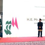 Sindh Chief Minister Syed Murad Ali Shah addresses a ceremony on the 80th Anniversary of the Independence Day of the Republic of Indonesia