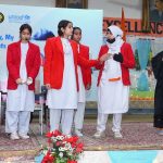 Students of UMS perform a stage drama as part of Universal Children’s Day 2025 celebrations at the university