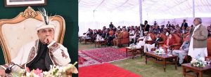 President Asif Ali Zardari meeting representatives of the Pakistan Peoples Party (PPP) Gilgit-Baltistan chapter at the Governor House.