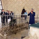 An Iranian delegation comprising journalists offering Fateha and laying a floral wreath during their visit to the Mazar-e-Quaid Mausoleum, paying rich tribute to the Father of the Nation, Quaid-e-Azam Muhammad Ali Jinnah