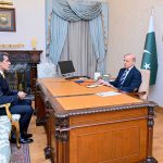Minister of State for Overseas Pakistanis and Human Resource Development, Awn Chaudhry calls on Prime Minister Muhammad Shehbaz Sharif