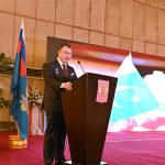 Russian Consul General in Karachi, Andrey Viktorovich Fedorov, addresses a ceremony marking the People’s Unity Day of the Russian Federation at a local hotel