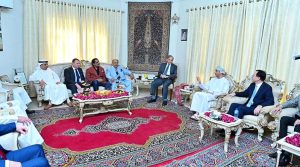 Prime Minister Muhammad Shehbaz Sharif visits the residence of Nawabzada Jam Karam Ali