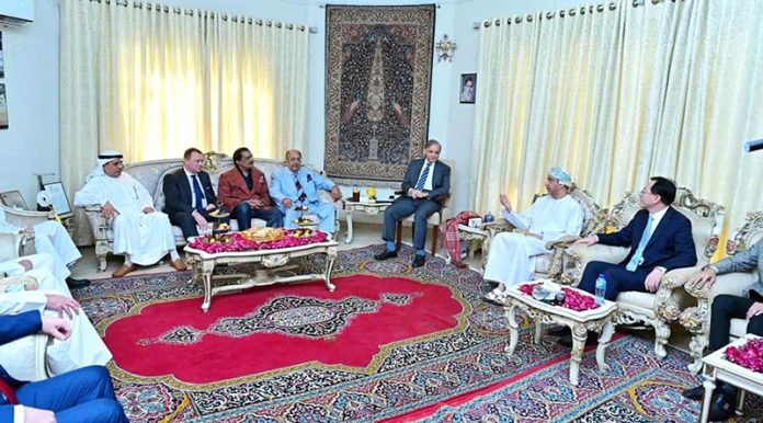 Prime Minister Muhammad Shehbaz Sharif visits the residence of Nawabzada Jam Karam Ali