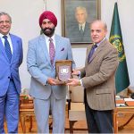President of Sikhs of America, Mr. Jasdeep Singh calls on Prime Minister Muhammad Shehbaz Sharif; Federal Minister for Law and Justice Mr. Azam Nazir Tarrar and Mr. Sajid Tarrar are also present
