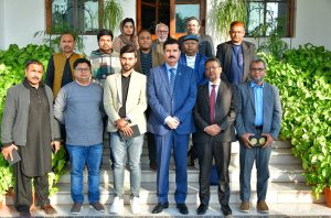 - A delegation of visiting Bangladeshi journalists call on Governor Khyber Pakhtunkhwa Faisal Karim Kundi at the Governor House.