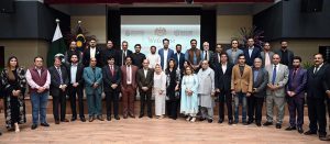 The Malaysian High Commissioner to Pakistan, Mohammad Azhar Mazlan, addressing the participants during a reception hosted for the Stakeholders and Friends of Malaysia at the Malaysian High Commission