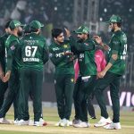 Zimbabwe batsman Tadiwanashe Marumani plays a shot during the Pakistan T20I Tri-Nation Series cricket match against Pakistan in Rawalpindi stadium