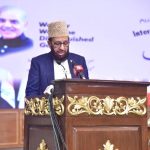 Federal Minister for Religious Affairs and Inter-Faith Harmony addressing the inaugural session of First International Qirat competition