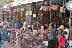 Folk artists performing traditional dance during Ten-Day annual folk festival “Lok Mela 2025” at Lok Virsa in the Federal Capital.