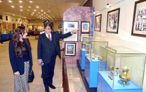 US Chargé d'Affaires Natalie Baker visits Golra Railway Station and Museum; lauds Federal Minister for Railways, Muhammad Hanif Abbasi as a "Railway Reformist" driving unprecedented modernisation and reform in Pakistan Railways
