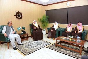 Federal Minister for Communication Abdul Aleem Khan held a bilateral meeting with Minister for Transport and Logistic Services KSA Saleh Al Jasser, at Expo Centre on the sidelines of PIMEC -2025