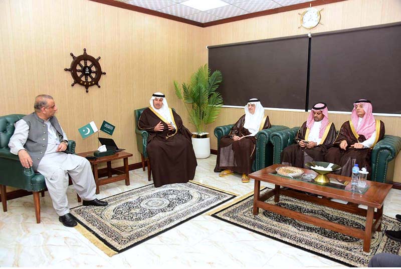 Federal Minister for Communication Abdul Aleem Khan held a bilateral meeting with Minister for Transport and Logistic Services KSA Saleh Al Jasser, at Expo Centre on the sidelines of PIMEC -2025