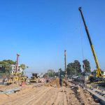 Construction work underway on the major remodeling project of Kachehri Chowk, one of the busiest intersections linking Rawalpindi city, is underway to ensure a smoother traffic flow for over 200,000 vehicles passing daily through the twin cities’ route