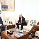 Chairman Prime Minister's Youth Programme Rana Mashhood Ahmad Khan in a meeting with Sheikh Salman bin Ebrahim Al Khalifa, FIFA Senior Vice President