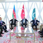 Prime Minister Muhammad Shehbaz Sharif meets with President of Turkiye H.E. Recep Tayyip Erdogan; Chief of the Army Staff Field Marshal Syed Asim Munir is also present