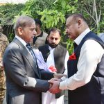 Prime Minister Muhammad Shehbaz Sharif visits the residence of MNA Abdul Qadir Patel