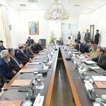 Prime Minister Muhammad Shehbaz Sharif chairing meeting of Jinnah Medical Complex's board