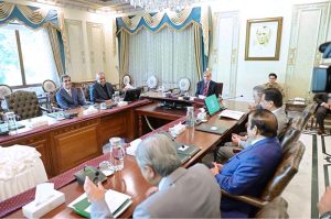 President of Istehkam-e-Pakistan Party and Federal Minister for Communications Abdul Aleem Khan and Minister of State for Overseas Pakistanis Aun Chaudhry called on Prime Minister Muhammad Shehbaz Sharif