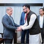 Prime Minister Muhammad Shehbaz Sharif visits the residence of MNA Abdul Qadir Patel