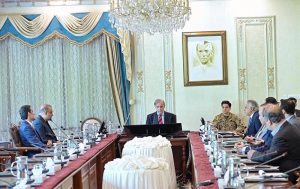 President of Istehkam-e-Pakistan Party and Federal Minister for Communications Abdul Aleem Khan and Minister of State for Overseas Pakistanis Aun Chaudhry called on Prime Minister Muhammad Shehbaz Sharif