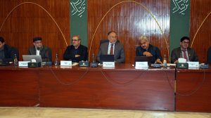 Federal Minister for Planning & Development and Deputy Chairman Planning Commission Ahsan Iqbal Chairing Central Development Working Party Meeting.