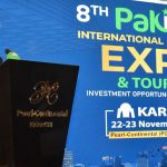 Federal Minister for Board of Investment, Qaiser Ahmed Sheikh addressing to the 8th Pakistan Tourism Investment and Property Expo Conference